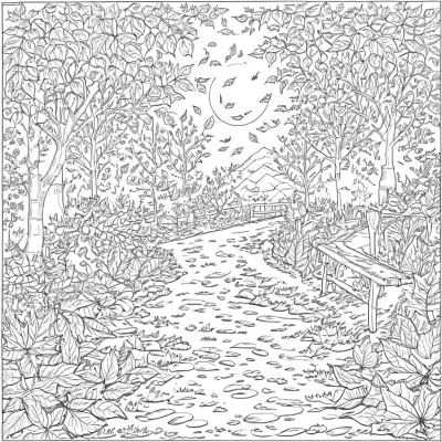 Autumn Leaves Doodle