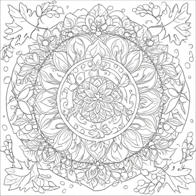 Autumn Mandala for Kids