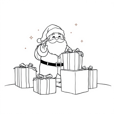Gift Boxes from Santa Claus