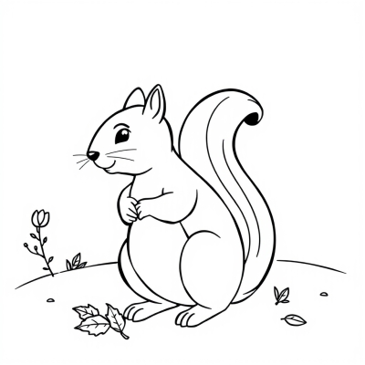 Cartoon Squirrel
