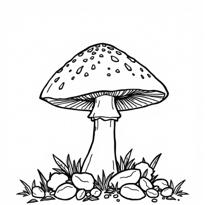 Orange Chanterelle Mushroom