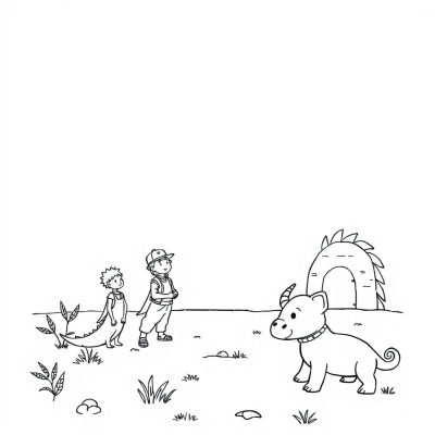 Hero and Zmey Gorynych