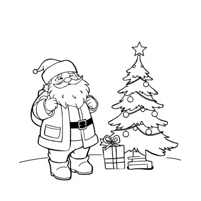 Ded Moroz and the Little Christmas Tree