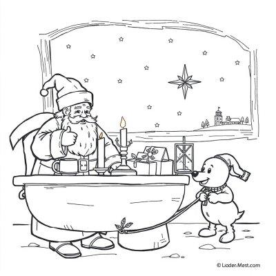 Father Frost on New Year's Night