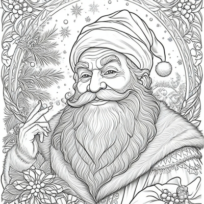 Father Frost Contemplating Gift Choices