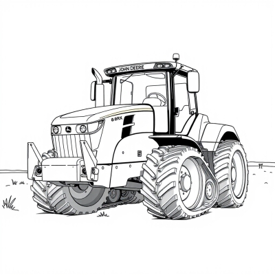 John Deere 8RX Tractor