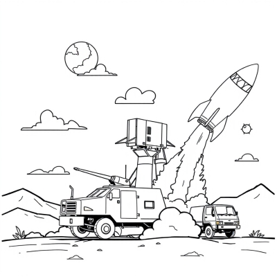 Rocket Launch from the Launch Pad