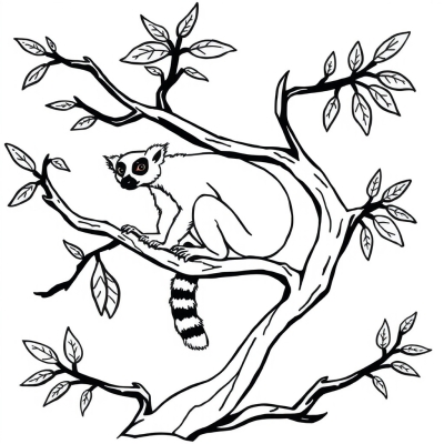 Lemur in a Tree