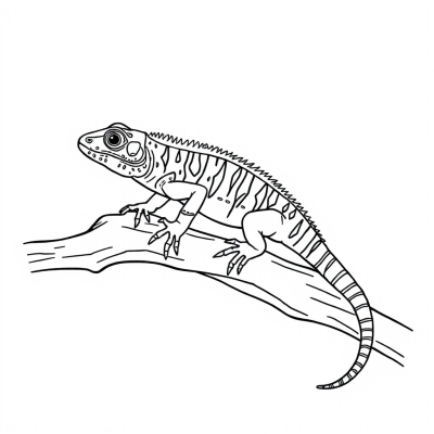 Lizard on a Branch