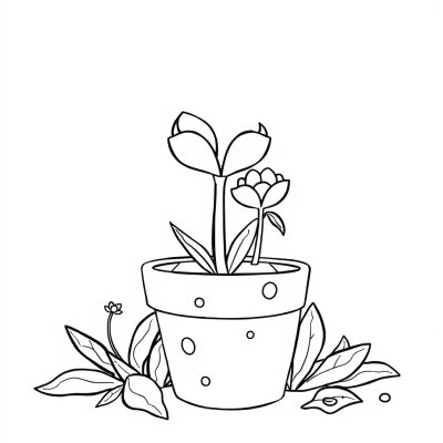 Flower Pot for Little Ones