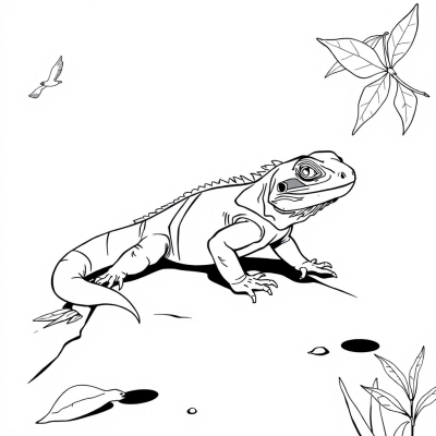 Realistic Lizard