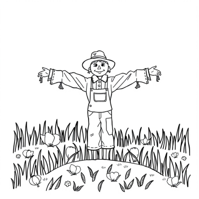 Scarecrow in the Field