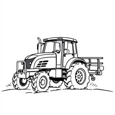 Simple Tractor for Kids