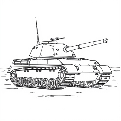 Military Tank Sketch