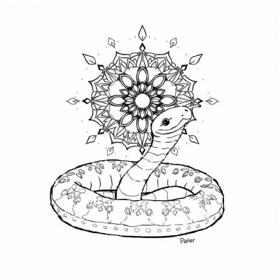 Snake and Mandala