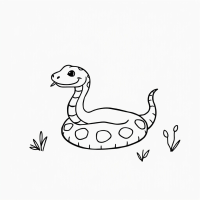 Doodle on a Snake
