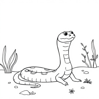 Snake in a Pose