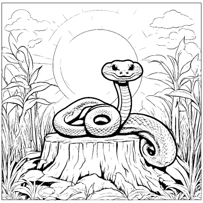 Snake in Its Thoughts