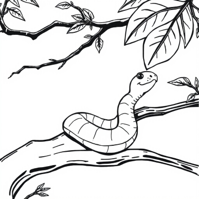 Snake on a Branch