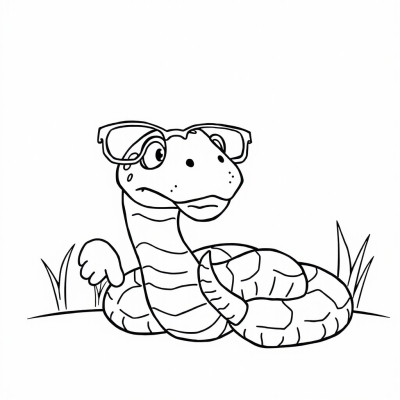 Snake in Glasses