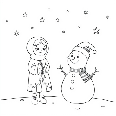 Snegurochka and Snowman
