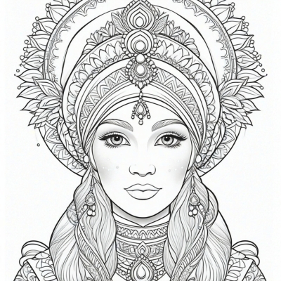 Snow Maiden with Kokoshnik
