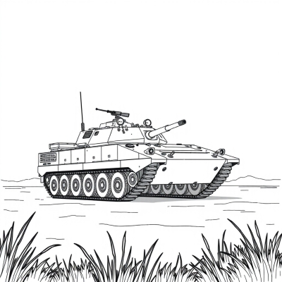Soviet Amphibious Combat Vehicle BMD-3