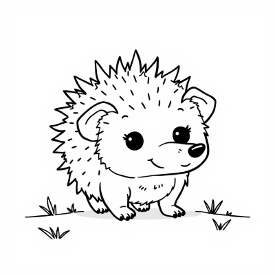 Prickly Hedgehog for Kids