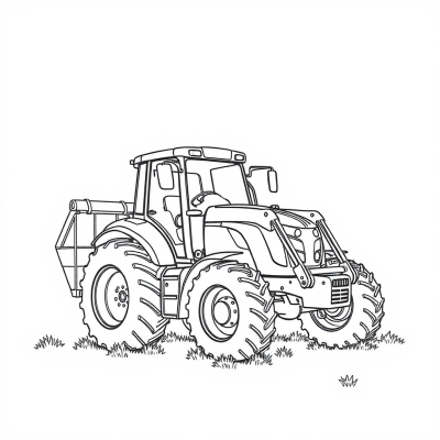 Tractor with Front Loader