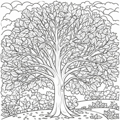 Tree Losing Leaves