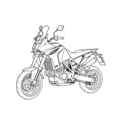 Austrian KTM Motorcycle
