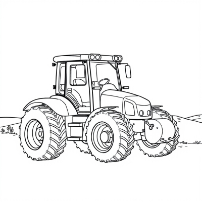 Big Cute Tractor