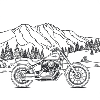 Chopper in the Mountains