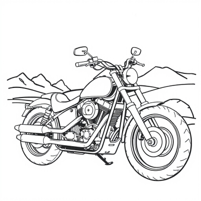 Chopper Motorcycle