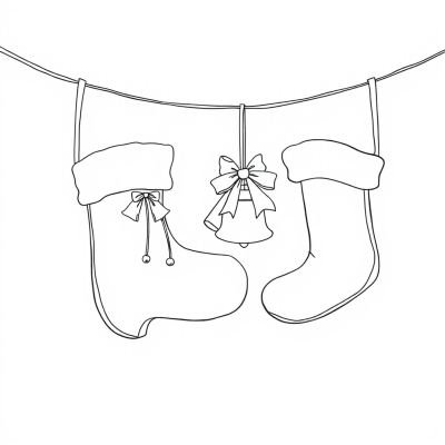 Christmas Stockings with Bells