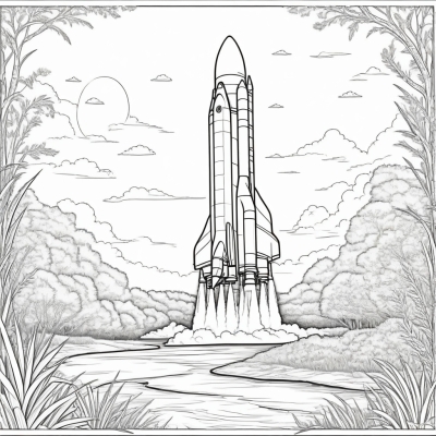 Discovery Rocket Launch