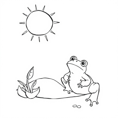 Frog and Sun