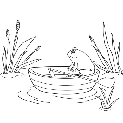 Frog in a Boat