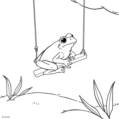 Frog on a Swing