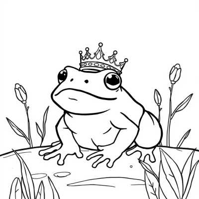 Frog with a Crown
