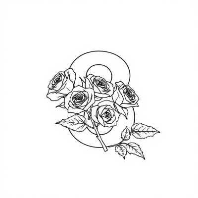 Letter with Roses for March 8