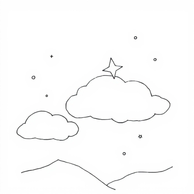 Star and Cloud