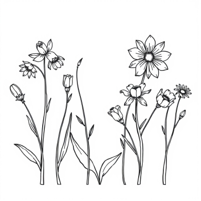 8 March in Flowers