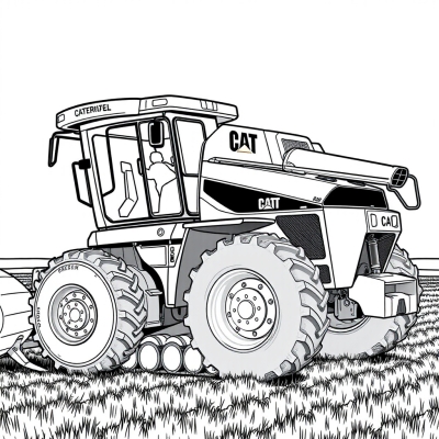 Powerful Caterpillar Tractor