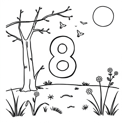 Simple 8 March Card