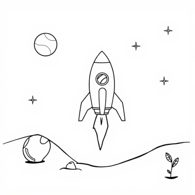 Simple Rocket for Little Ones