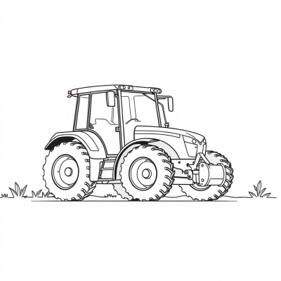 Tractor with a Bucket