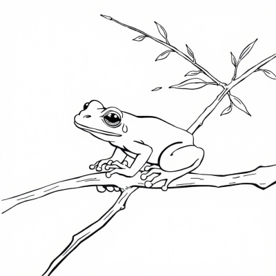 Tree Frog on a Branch