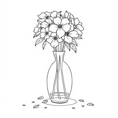 Vase with Flowers