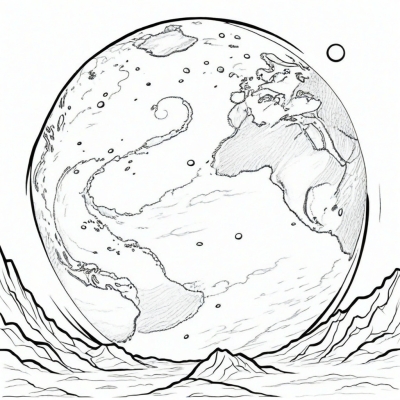 View of Earth from the Moon